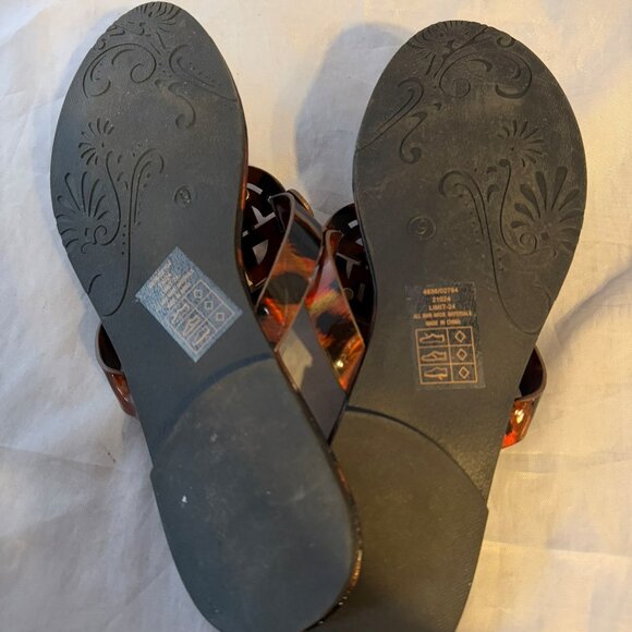 Pierre Dumas   Women's Limit Sandal   Women Size 9 Brown Tortoise Shell  NIB - Picture 4 of 5